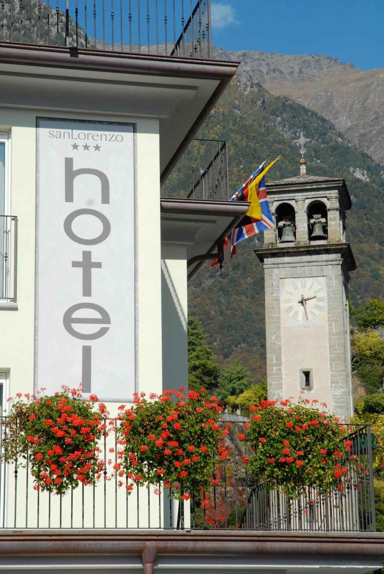 Hotel San Lorenzo Chiavenna Exteriör bild